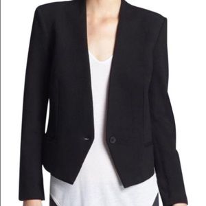 Helmet Lang Black Cropped Blazer Size 0 (XS)